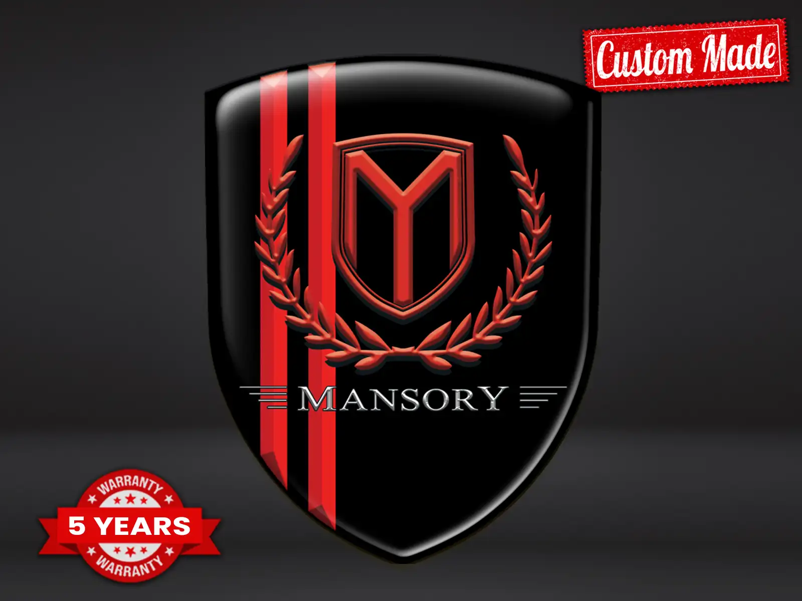Mansory Selbstklebesticker Modern Max Stilvoll Robust